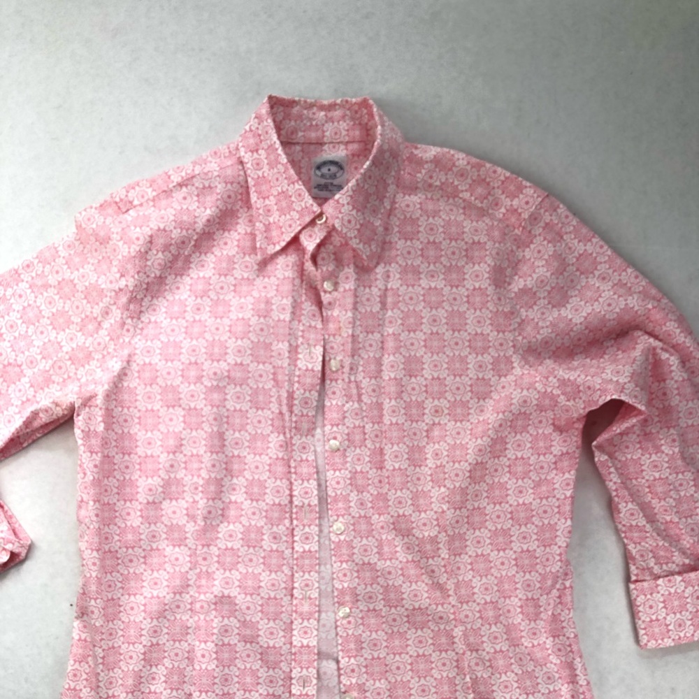 Brooks Brothers Printed Button Up